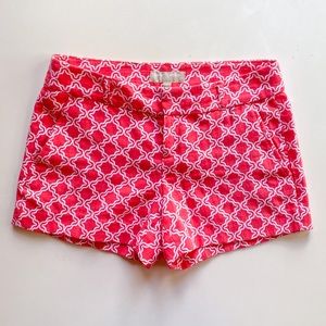 Pink printed shorts